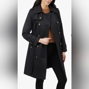London Fog Classic Black Trench Coat